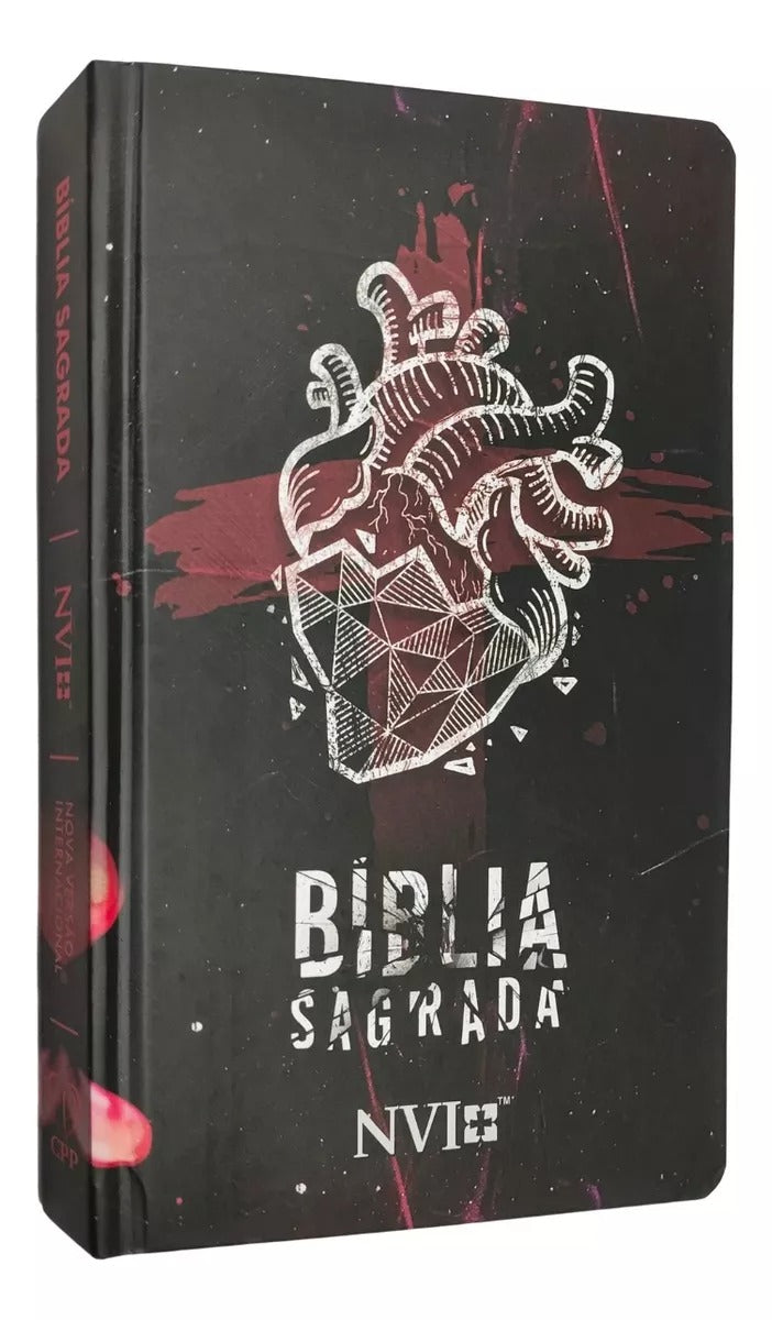 Bíblia Sagrada Slim NVI, Capa Dura Coração de Pedra