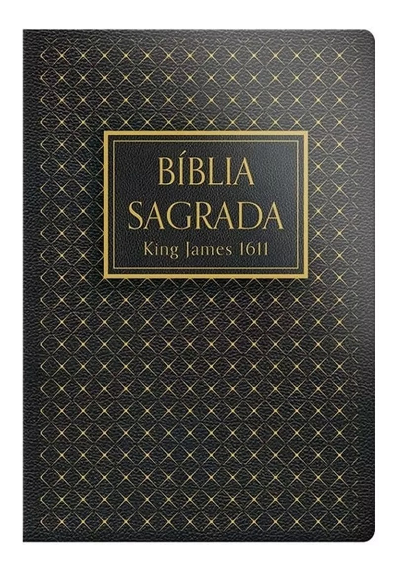 Bíblia King James 1611 - Capa Dura Ultra Fina Preta